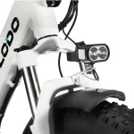 E-bike with Integrated LED headlight & e-horn.