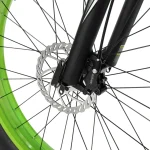 E-bike with hydraulic brakes.