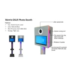 photo booth with multiple color LED
