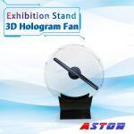 Portable Hologram Fan with Cover