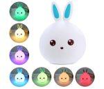 rabbit changing colors lamp light blue