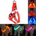 Red Led Dog Harness Anti-Lost Charged by USB