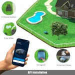 remotely controlled robot mower via a companion app