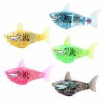 Battery Powered Robot Flashing and Swimming Shark Toy