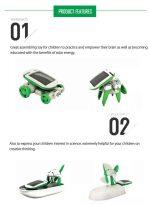 6 in 1 Transformable Solar Robot Kit - Image 6