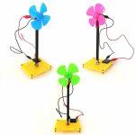 Solar Energy Windmill Model Puzzle