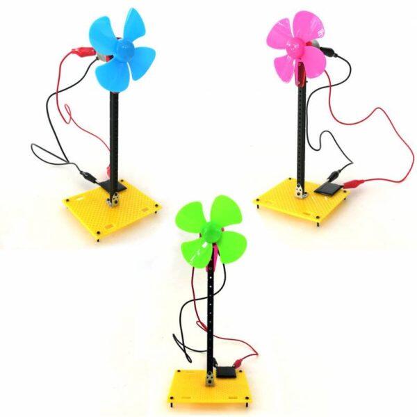 Solar Energy Windmill Model Puzzle