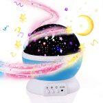 Star & Moon Rotation Night Light Projection Lamp - Image 4