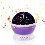 Star & Moon Rotation Night Light Projection Lamp - Image 10