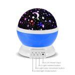 Star & Moon Rotation Night Light Projection Lamp - Image 8