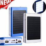 CARPRIE Dual USB Solar Mobile Power Bank Charger 30000mAh