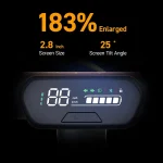 electric scooter with a large-sized LED dashboard