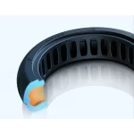 electric scooter with hollow tires