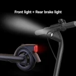 electric scooter with bright lights