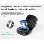 smart health ring with a powerful battery