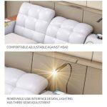 intelligent massage bed with multiple functions and adjustable against head