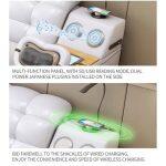 intelligent massage bed with multiple functions and integrated digital panel