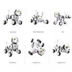 artificial intelligence programmable robot dog with multiple modes