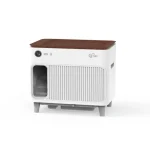 litter box for cats with a spacious interior