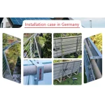 solar balcony system that is easily installed