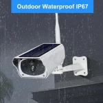 solar security camera that is fully waterproof