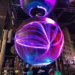 flexible round led screen with amazing effects