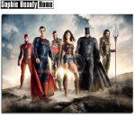 Painting with diamonds in 5d various superheroes