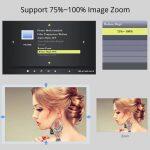 T6 LED projector with high brightness and high image zoom