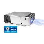 T6 LED projector with high brightness and efficient cooling system