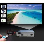 T6 LED projector with high brightness and easy function media player