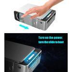 T6 LED projector with high brightness and easy operation