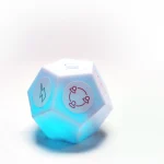 timflip 2 interactive dice for tracking time with sticker