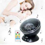 Remote Control Ocean Wave Projector Night Light with Music Player - Image 4