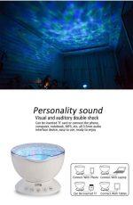 Remote Control Ocean Wave Projector Night Light with Music Player - Image 9