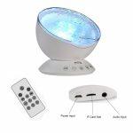 Remote Control Ocean Wave Projector Night Light with Music Player - Image 6