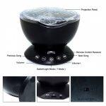 Remote Control Ocean Wave Projector Night Light with Music Player - Image 7