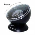 Remote Control Ocean Wave Projector Night Light with Music Player - Image 10