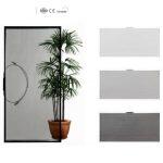 transparent solar panel film with high absorption and various transparencies