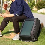 backpack with a comfortable airflow back design