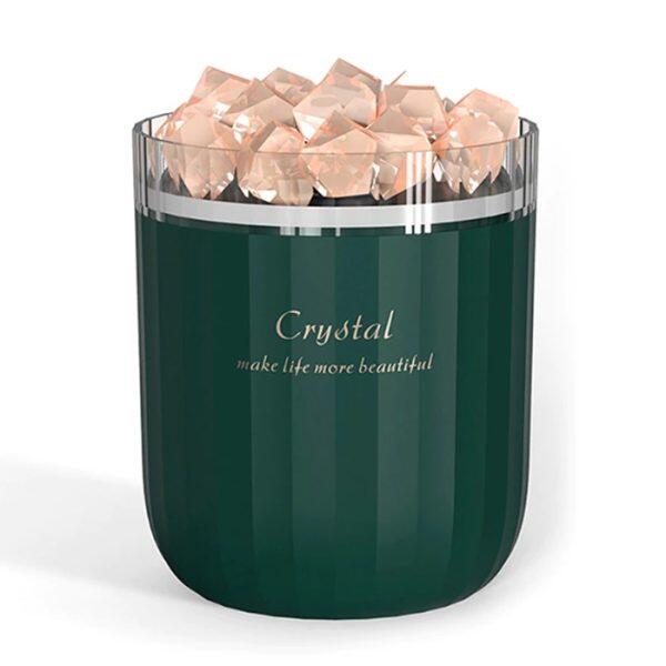 Portable USB Air Humidifier Crystal Salt Stone Aroma Oil Diffuser