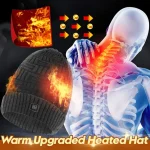 heated beanie with an upgraded heating system