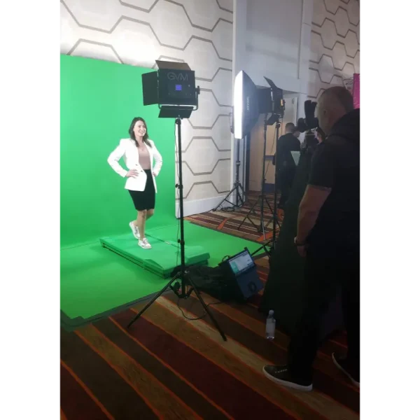 low-profile treadmill video setup