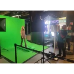 virtual catwalk with professional lighting