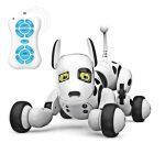 artificial intelligence programmable white robot dog