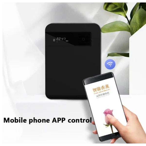 low cost aroma diffuser connected to an app via wifi