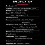 5.5 Inches Android Handheld Game Console with a lot of features