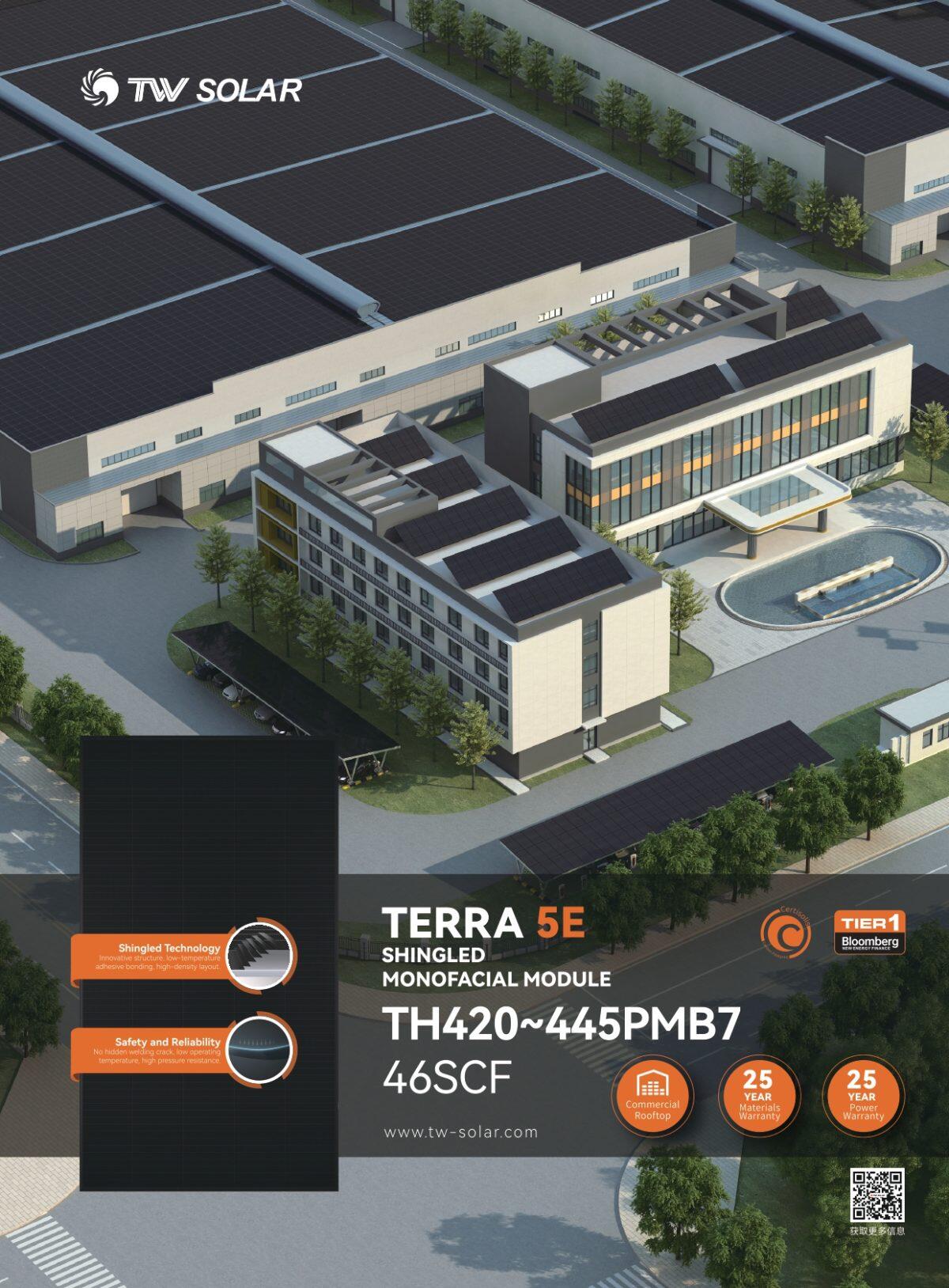 Tongwei & XTG Solar Panel Shingled 435W Full Black - Image 2