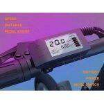 electric bike with strong headlinghts connected by smart APP