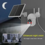 wireless solar security camera with enhanced night vision