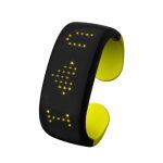 yellow futuristic led bracelet